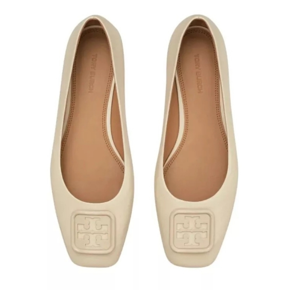 Tory Burch Cream Flats